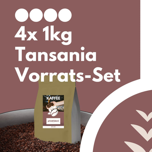 4x 1kg Tansania Vorrats - Set - Café Nikan Privatrösterei