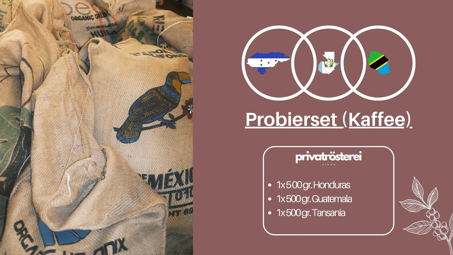Probier - Set (3x 500g) - Café Nikan Privatrösterei